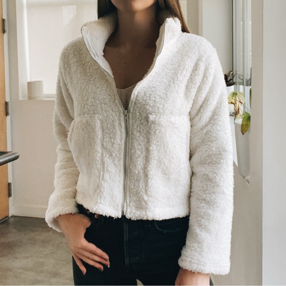 White Teddy Jacket